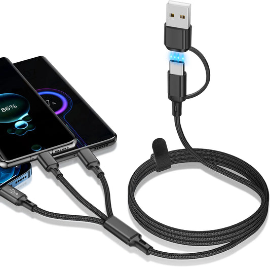 CABLE DE CHARGE RAPIDE 3 EN 1