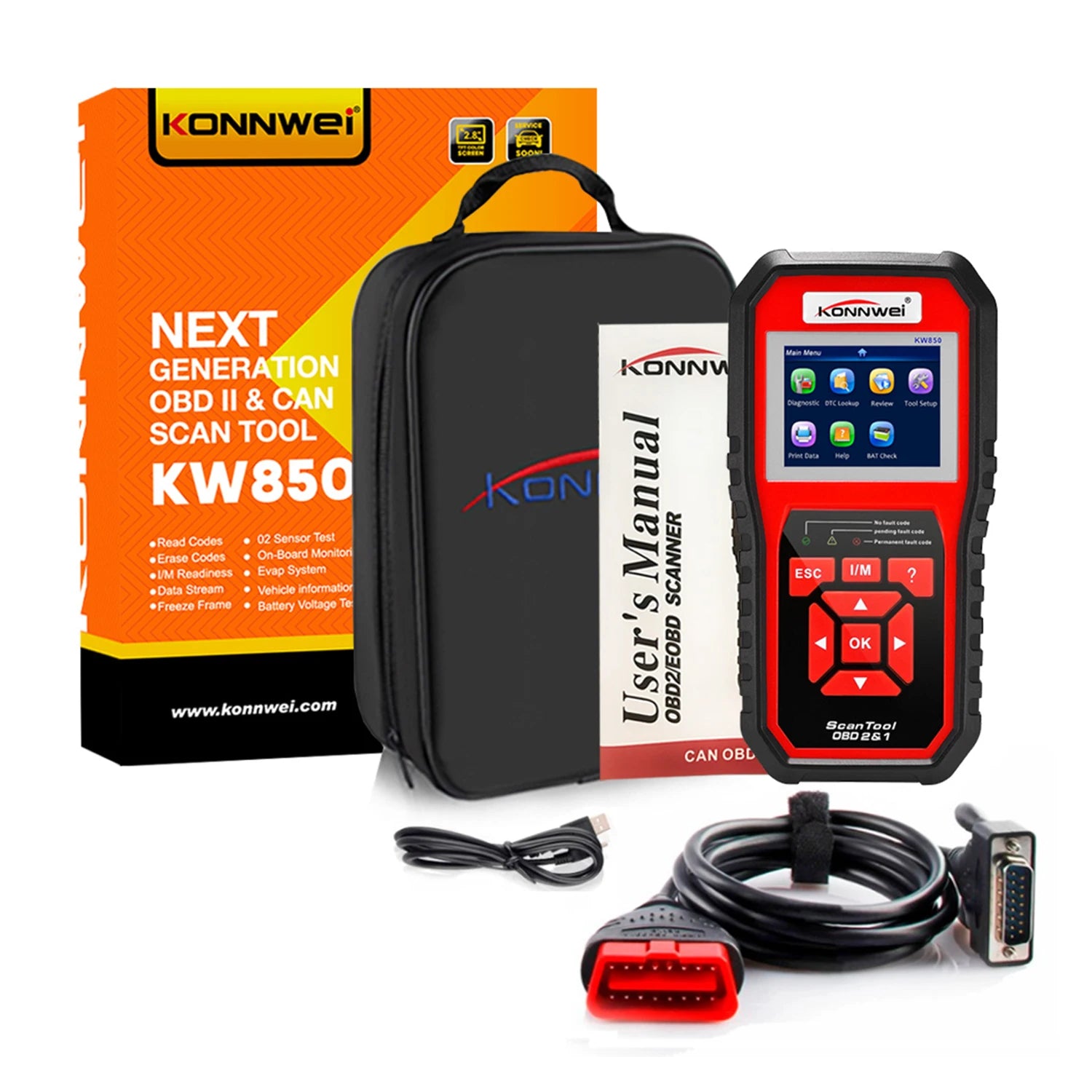 LECTEUR DE CODE OBD2 KONNWEI